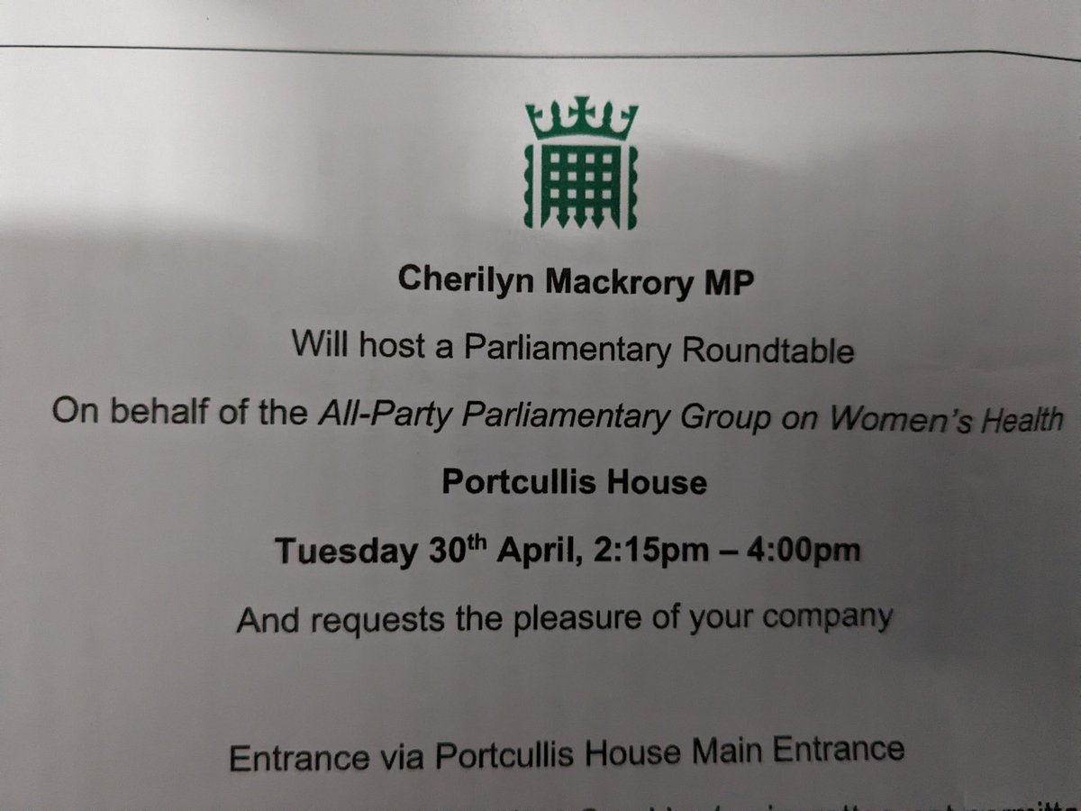 We're looking forward to giving evidence to @APPG_WH at Portcullis House, Westminster today,
on the barriers to accessing #menopause information and options (lifestyle, HRT) via NHS
with MPs, peers and @DrNighatArif @JanePlumb @GillFurnissMP @thisischerilyn
#InformedChoice