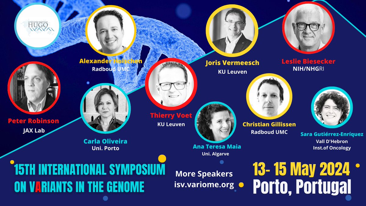 🧬#isv2024 Last chance to join us! Don't miss your chance @pnrobins @ChariteBerlin @SaraGutierrezEn @VHIO @AnaTeresaMaia1 @UAlg @JorisVermeesch @KU_Leuven @ahoischen @radboudumc @GeneticNijmegen @jtdendunnen Carla Oliveira @i3S_UPorto @UPorto & more! isv.variome.org