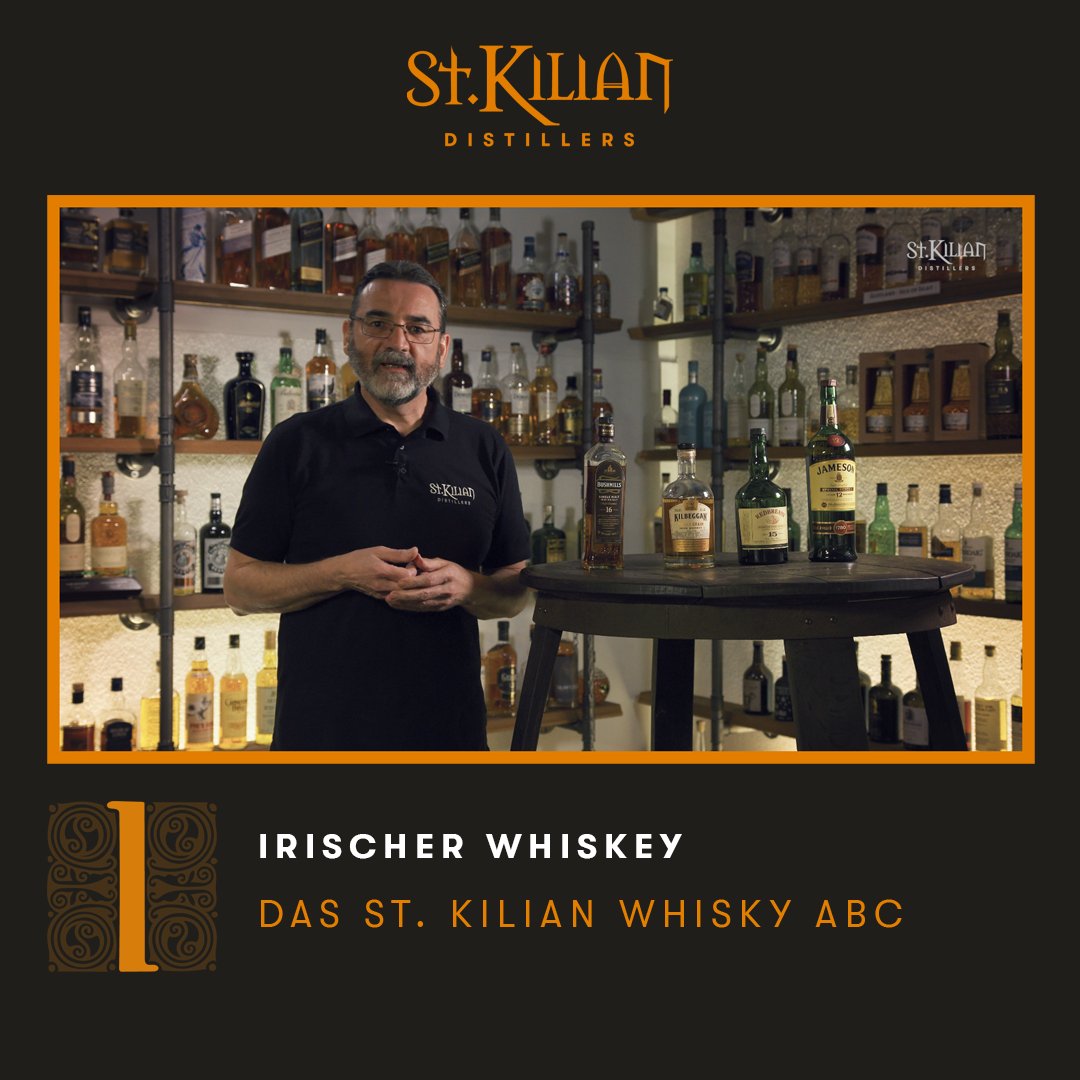 St. Kilian Whisky ABC 🥃🔤 Wir haben keinen Irischen Whiskey aber unsere Whiskys im 'Irish Style' kommen dem Geschmack schon nahe. Was macht Irischen Whiskey also besonders? Wir verraten es dir 👉 bit.ly/3Wd6TBU #whisky #visitstkilian #TWLC #stkilianwhisky #whiskylover