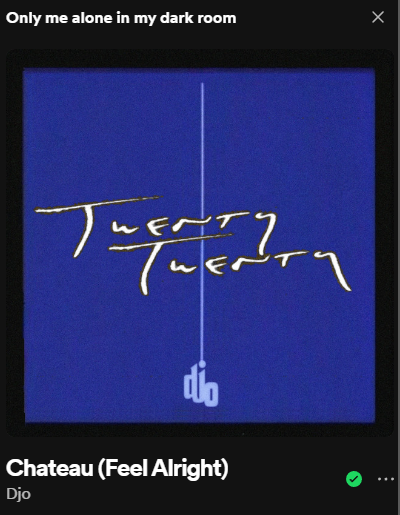 Das ist mein Fav Song gerade.