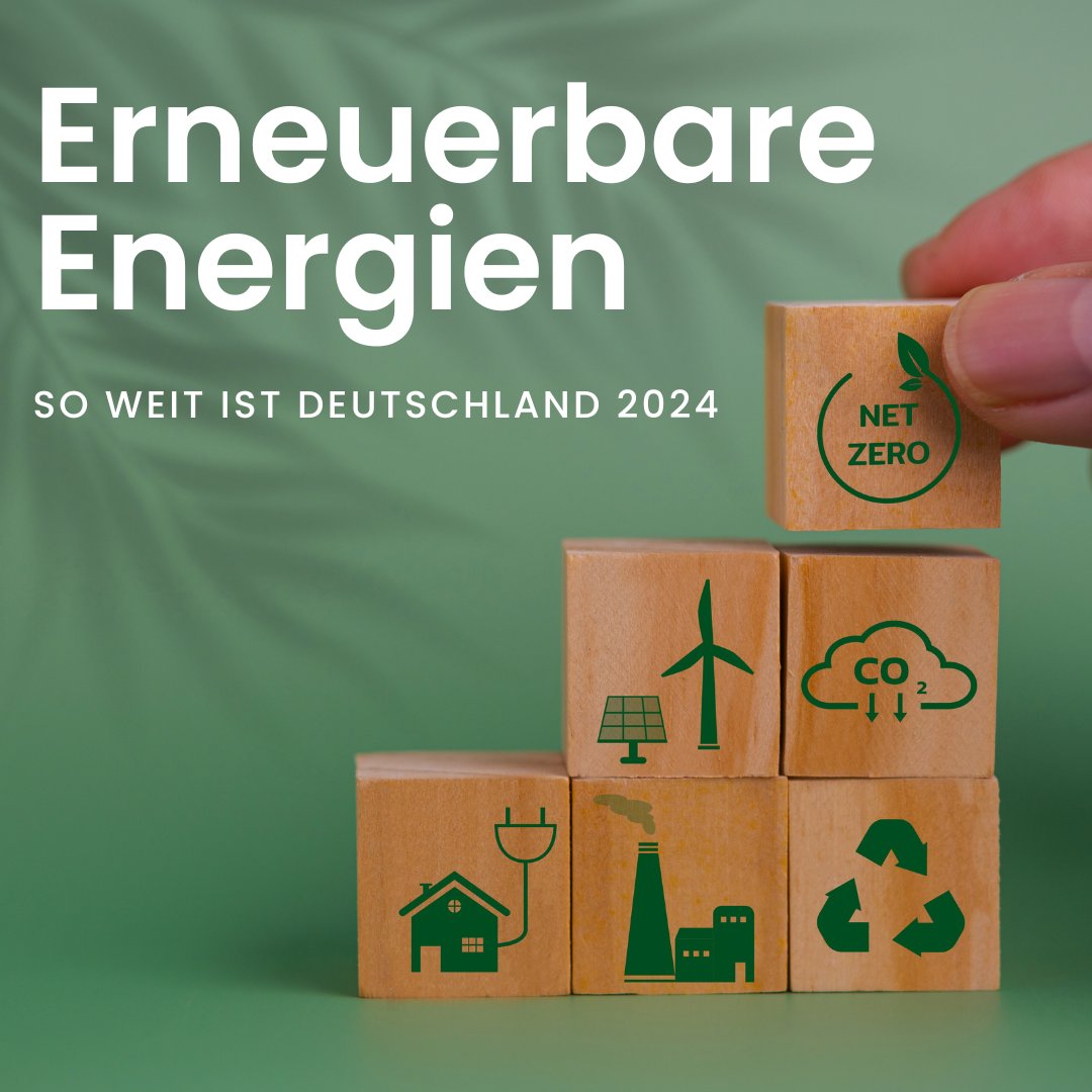 Erneuerbare Energien Deutschland 2024: ☀️

Über 50% des Stroms kommt aus erneuerbaren  Quellen wie Wind, Wasser & Sonne.

Ziel bis 2045: 100% erneuerbare Stromerzeugung, 65% weniger Treibhausgase

Seit 2023: großer Wandel im Strommix 

#PLANB #Startup #ErneuerbareEnergie