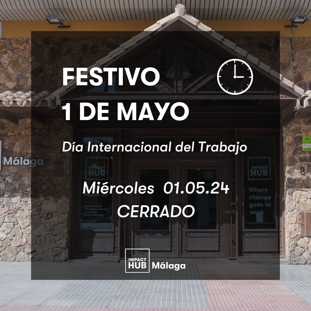 📢 ¡ATENCIÓN COMUNIDAD PERCHEL! 📢

El miércoles 1 de mayo es festivo por el DÍA INTERNACIONAL DEL TRABAJADOR y espacio Perchel permanecerá CERRADO

El jueves abrimos con toda normalidad.✅
Los puestos fijos tienen acceso 24/7 como siempre.🔑

Muchas Gracias y feliz descanso 🫶🏼
