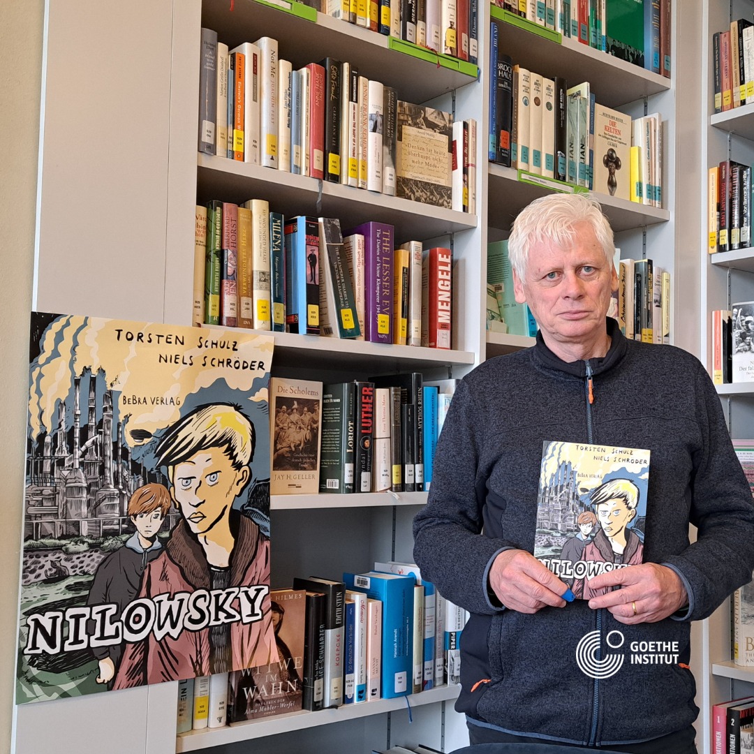 Literary Links: German Authors in Ireland. This new series of interviews with German authors starts with Torsten Schulz. We talked about his new graphic novel 'Nilowsky' and his time at the Heinrich Böll Cottage on Achill Island. Watch now: youtube.com/watch?v=sRnvjq…