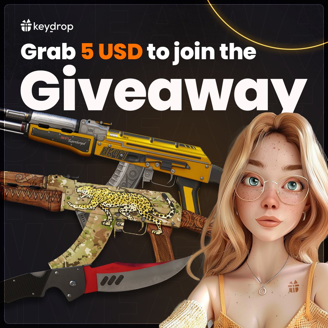 🌸 EVA GIVEAWAY 🌸 Eva wants to give you the opportunity to join her giveaway! 🔥🥰 LIKE, REPOST AND WRITE a random comment - 5 randomly selected users will WIN a 5 USD VOUCHER! 😈🤑 Check it out: keydrop.com/giveaways/user… Use code: EVA ♥ Get EXTRA $0.50 bonus + 10% deposit