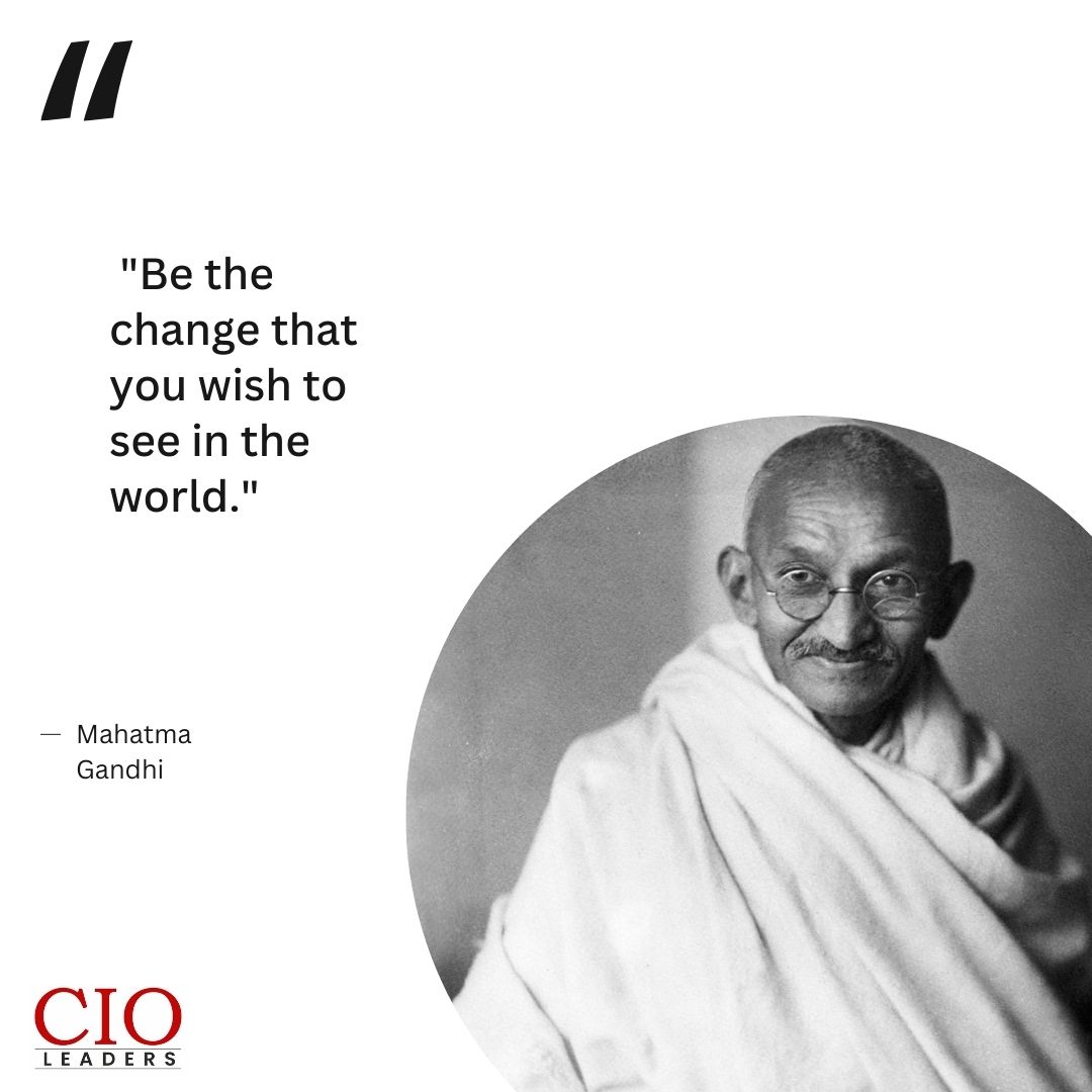 Be the change that you wish to see in the world.' - Mahatma Gandhi 🌍✨

#MahatmaGandhi #Inspiration #Nonviolence #SocialChange #PeacefulResistance