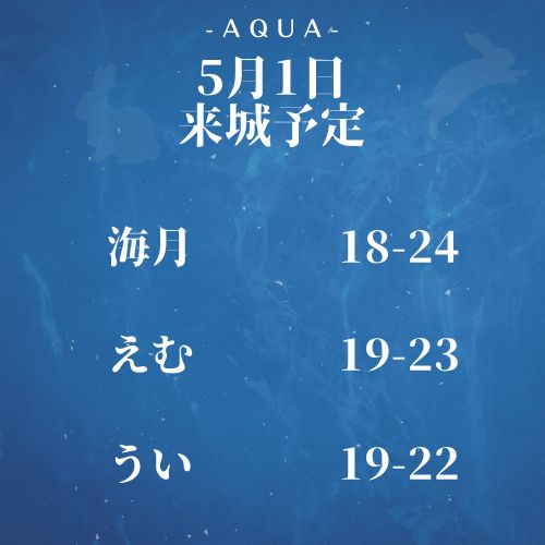 AQUAのツイート