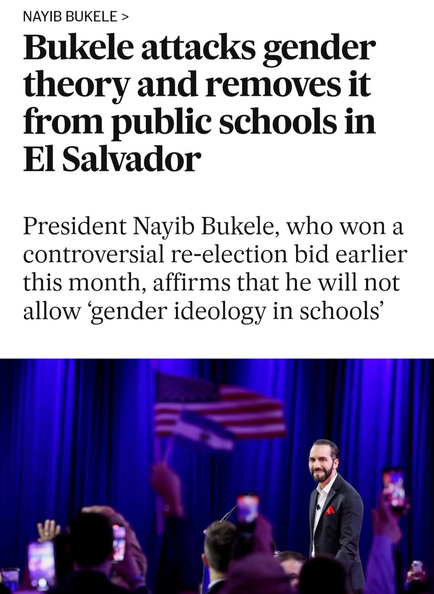 El Salvador is going in the right direction under the leadership of @nayibbukele Such an inspiration Wokeness has to be destroyed in schools and all institutions. Its a cancer that if not treated, would affect all aspects of society.