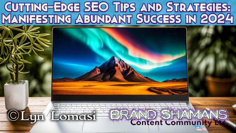 LynLomasi's tweet image. #Article Unlock the cosmos of SEO magic: ow.ly/MIeJ50Q2Ut3 🌌 Manifest 2024’s abundance NOW or leave #money on the table! ✨📈 #SpiritualSuccess #SEOalchemy #2024WealthWave