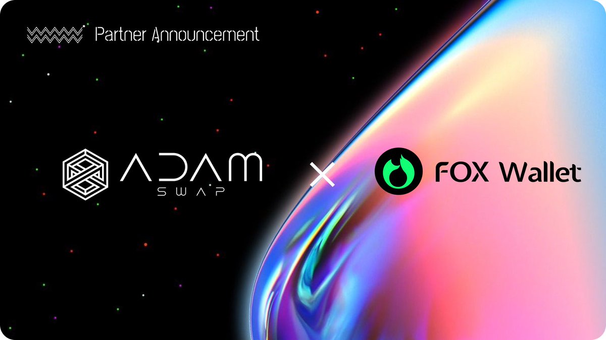 We are happy to announce a partnership with @FoxWallet! 📢 FoxWallet is a secure and convenient decentralized self-custody wallet, @AdamSwap_Zulu will support connect with #FoxWallet on the main page. 🙌 Say hello to #FoxWallet, swapping your crypto is smoother than ever. 🚀