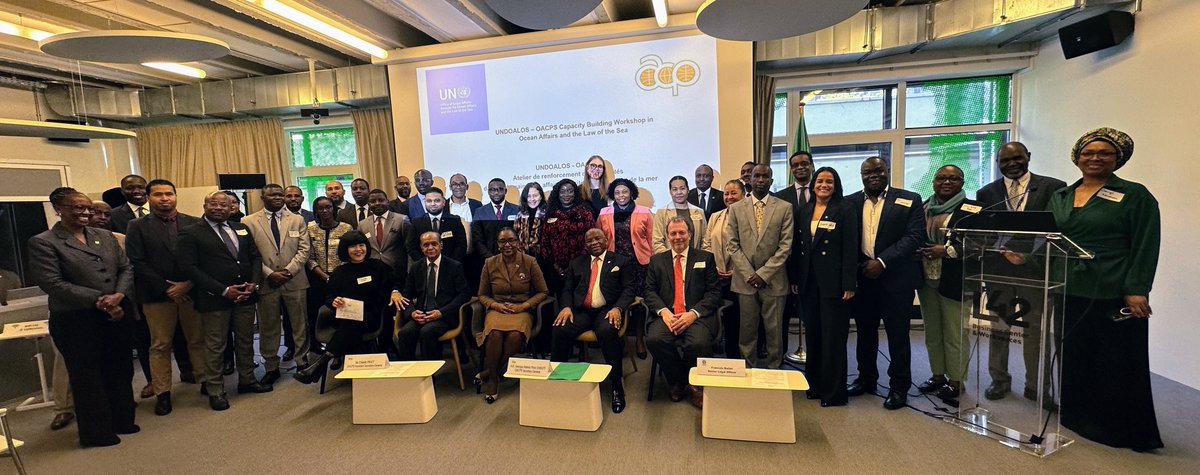 undoalos's tweet image. From 29-30 April 2024, OLA/DOALOS is delivering a Regional Workshop on Ocean Affairs and the Law of the Sea for members of the Organization of Africa Caribbean and Pacific States #OACPS in Brussels, Belgium with over 39 participants from 35 countries. #OceanGovernance #UNDOALOS