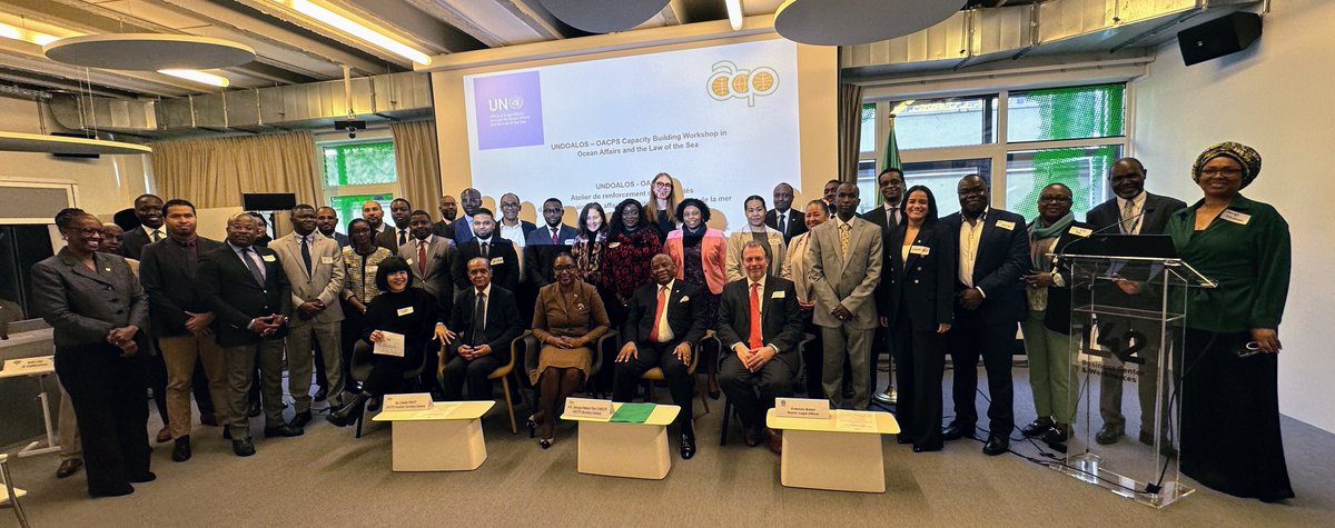 From 29-30 April 2024, OLA/DOALOS is delivering a Regional Workshop on Ocean Affairs and the Law of the Sea for members of the Organization of Africa Caribbean and Pacific States #OACPS in Brussels, Belgium with over 39 participants from 35 countries. #OceanGovernance #UNDOALOS