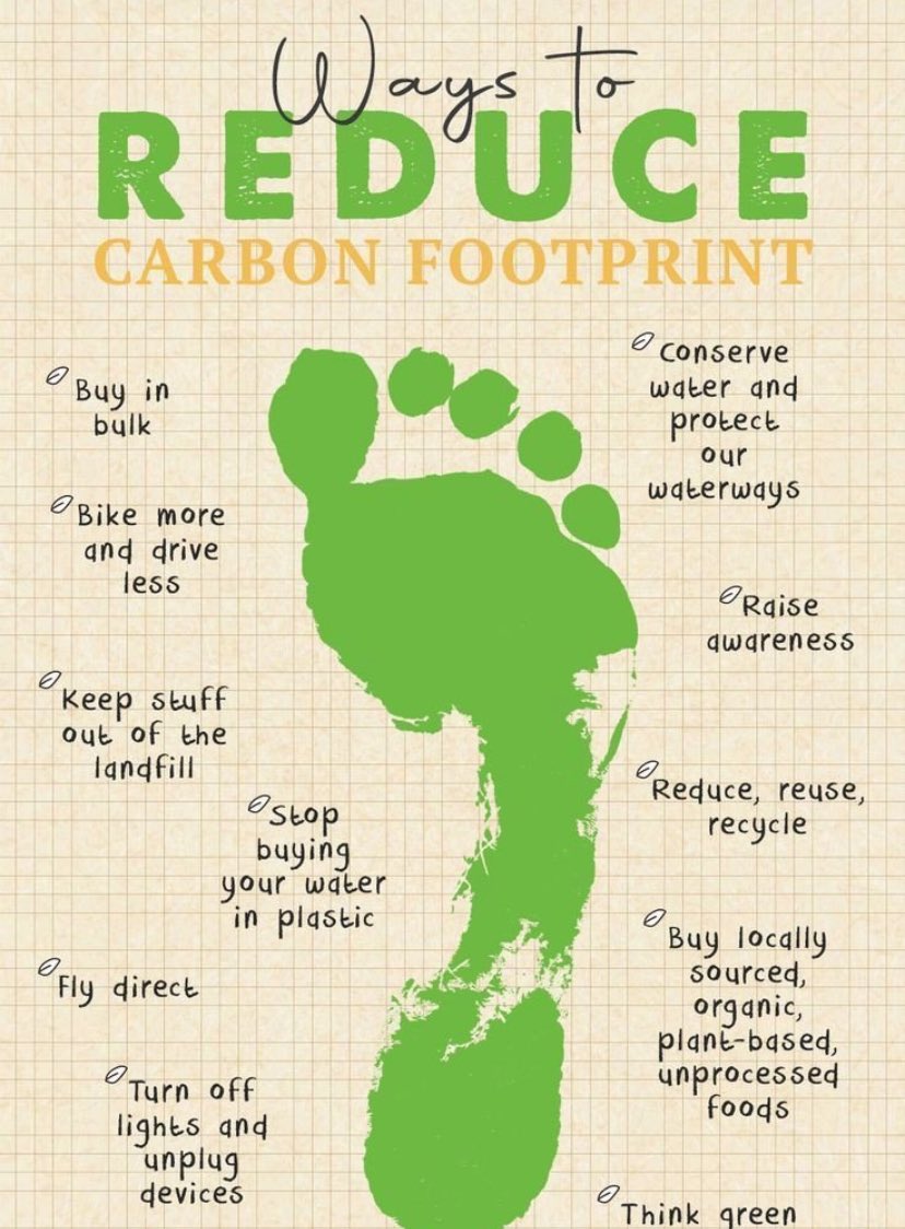 REDUCE CARBON FOOTPRINT NOW @GreenFaith_Afr @GreenConservers @LetsGROWdao @ecogreen_action @stopEACOP