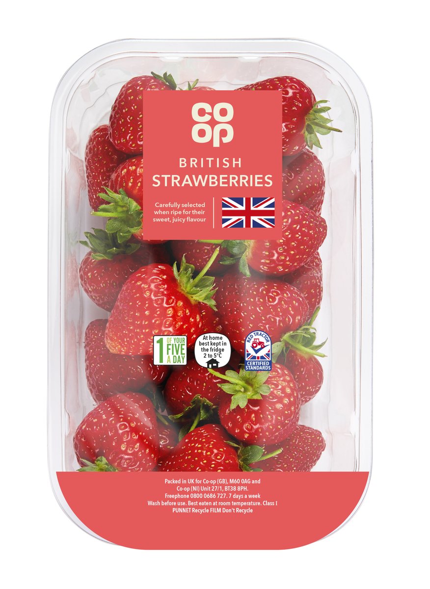 Wondering where to grab your strawberries this summer? @coopuk is the first UK retailer to announce it is moving to 100% British Strawberries across its entire own brand range 🍓👏 Find out more here 👉 coop.uk/44jfR2k