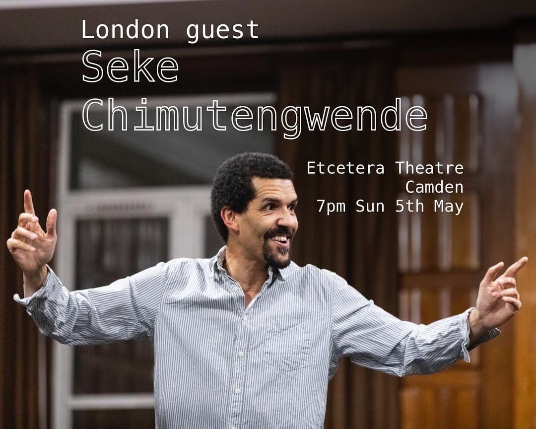 I’m performing a 20 minute solo improvisation is Sunday, 5th of May at Roadhouse Improv at Etcetera Theatre in Camden in a triple bill with Eleanor Sikorski and Lewys Holt. Tickets: etceteratheatrecamden.com/events/roadhou…