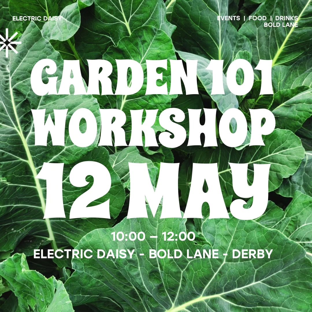 🌿 Dive into the world of gardening at the Garden 101 Workshop in Derby!
📍Electric Daisy
📅 12 May
Whether you're a seasoned green thumb or just starting out, this event is perfect for all plant enthusiasts. Book your spot now ⬇️
ow.ly/JGCG50RqoBS
#DerbyUK  #GreenFingers