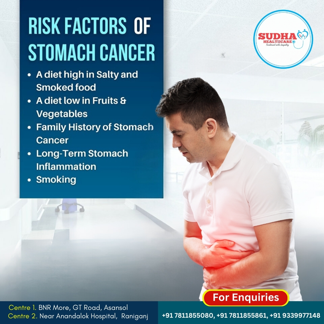 RISK FACTORS OF STOMACH CANCER

🏥Sudha Health Care

Add : Asansol, West Bengal, India

Contact us : +91 7811855080, +91 7811855861, 093399 77148

#Healthcare #Wellness #AsansolHealth #SudhaHealthCare #WestBengal #India #MedicalCare #HealthyLiving #CommunityHealth #digitalmedia24