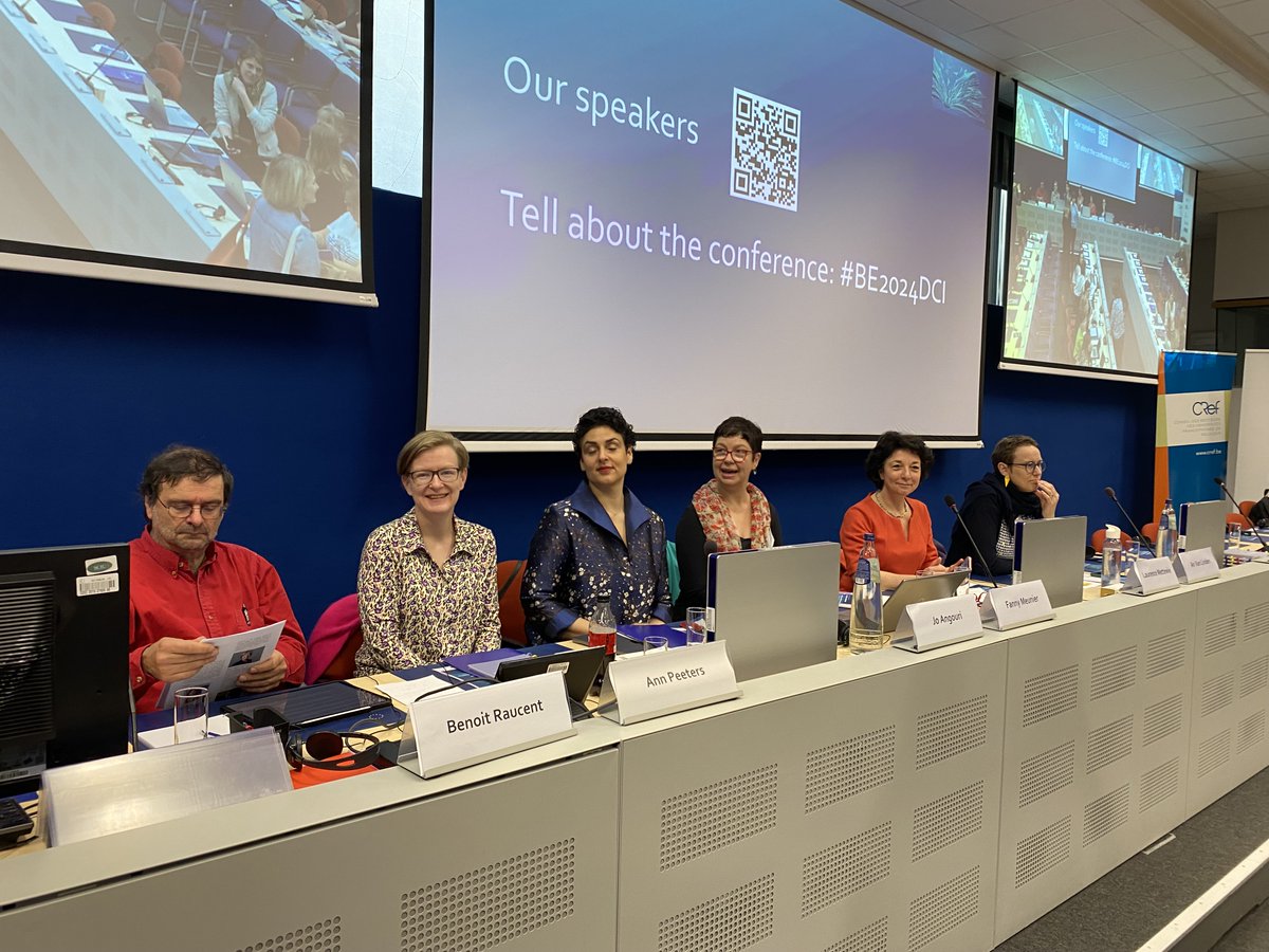 Multilingualism at the heart of debate this morning at #BE2024DCI. @eutopiauni and @CircleU_eu joining efforts to further development of language diversity in HE, for its high societal and economic return. #letswalkthetalktogether @UCLouvain_be @VUBrussel #europeanuniversities