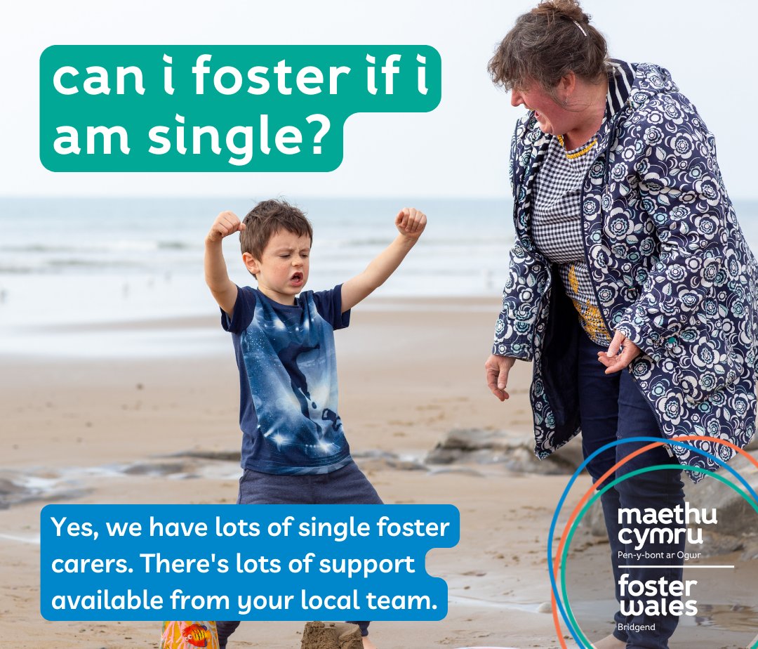 Can I foster if I am single? Yes, we have lots of single foster carers! Children need stability, so the main thing to consider is whether this is something you can offer. You'll also get lots of support from your local team at @FosterWalesBridgend. bridgend.fosterwales.gov.wales/who-can-foster/