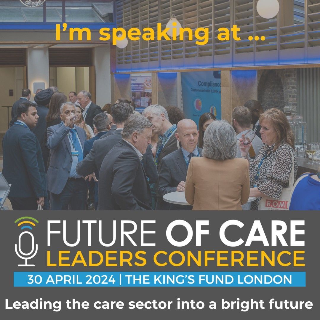 📣 We are speaking at the #FutureOfCareLeadersConference on the 30 April. Will you be there?

#Speaker #Panel #Discussions #CareSector #UKCare #Care #UKCharity #CharityUK #TheCareWorkersCharity