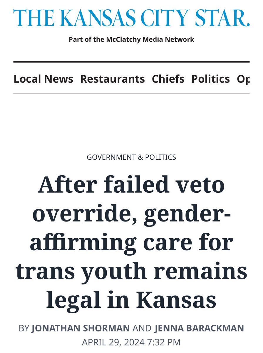 Huge shoutout to the folks on the ground in Kansas who fought this tooth and nail. The news keeps getting better today!
