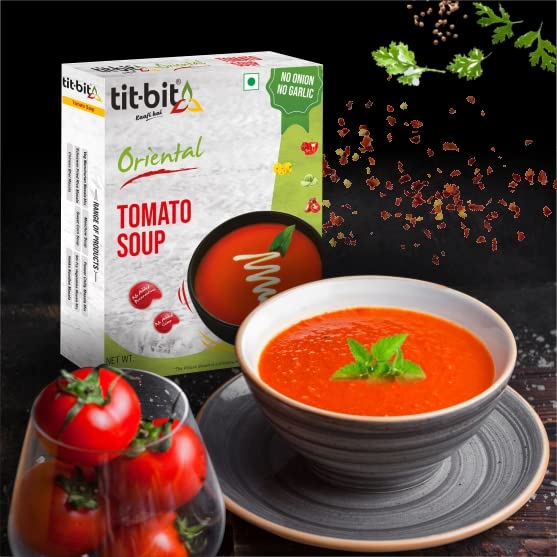 @TitbitSpices Tit-bit Oriental Tomato Soup 🍅
'No Onion No Garlic' 🧅🧄
🟢 
@TitbitSpices
#identifyTheProduct  
Tag
@Kinjal__01 
@Aishwarya_NK 
@Aj_Singh_30