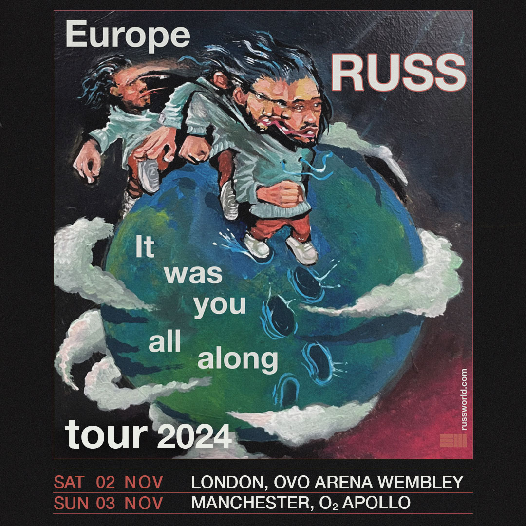 Multi-platinum rapper, singer songwriter, producer and bestselling author @RussDiemon is bringing his 'It Was You All Along Tour' to us on Sun 3 Nov 🎤 Get 48-hour early access Priority Tickets from 10am Tue 30 Apr 👉 ln-venues.com/sYYV50RrMfy