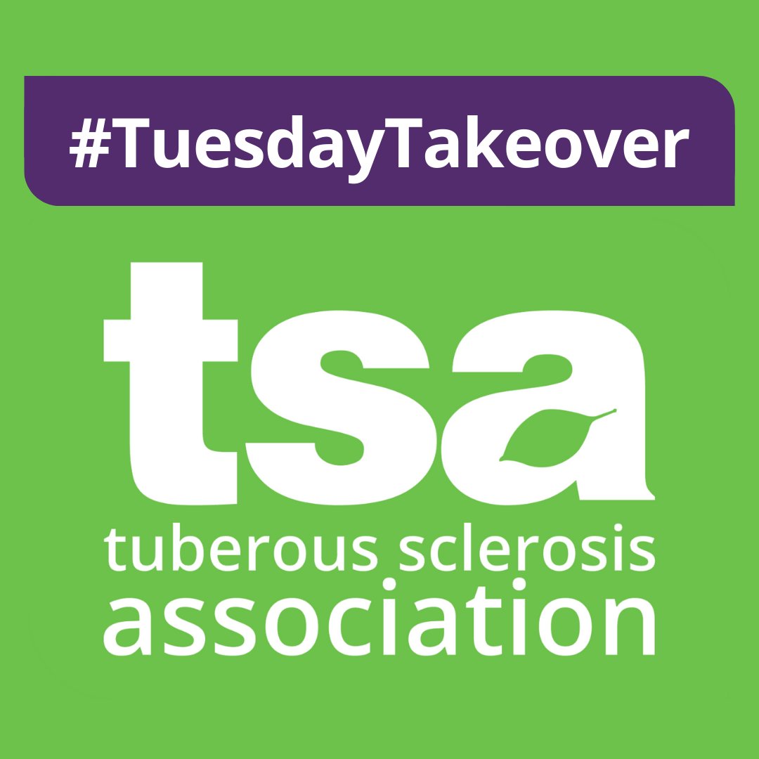 Good morning from the @UKTSA! Huge thanks to @RareRevolutionM for hosting us for #TuesdayTakeover- we're excited to raise awareness of Tuberous Sclerosis Complex (TSC) and share how @UKTSA can support you #RareDisease #PatientGroup tuberous-sclerosis.org