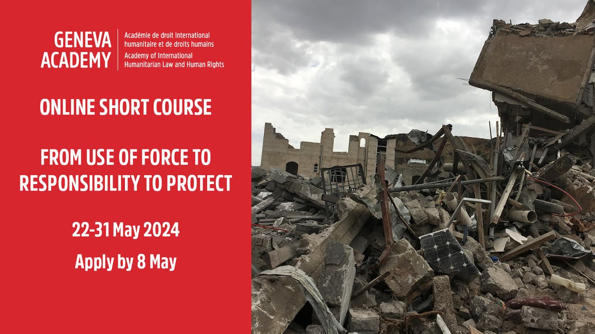 How did the rules governing the #useofforce in #internationallaw evolve, notably in relation to #military intervention on #humanitarian grounds and the fight against international #terrorism? Apply to our online short course: bit.ly/3P2Ac5x