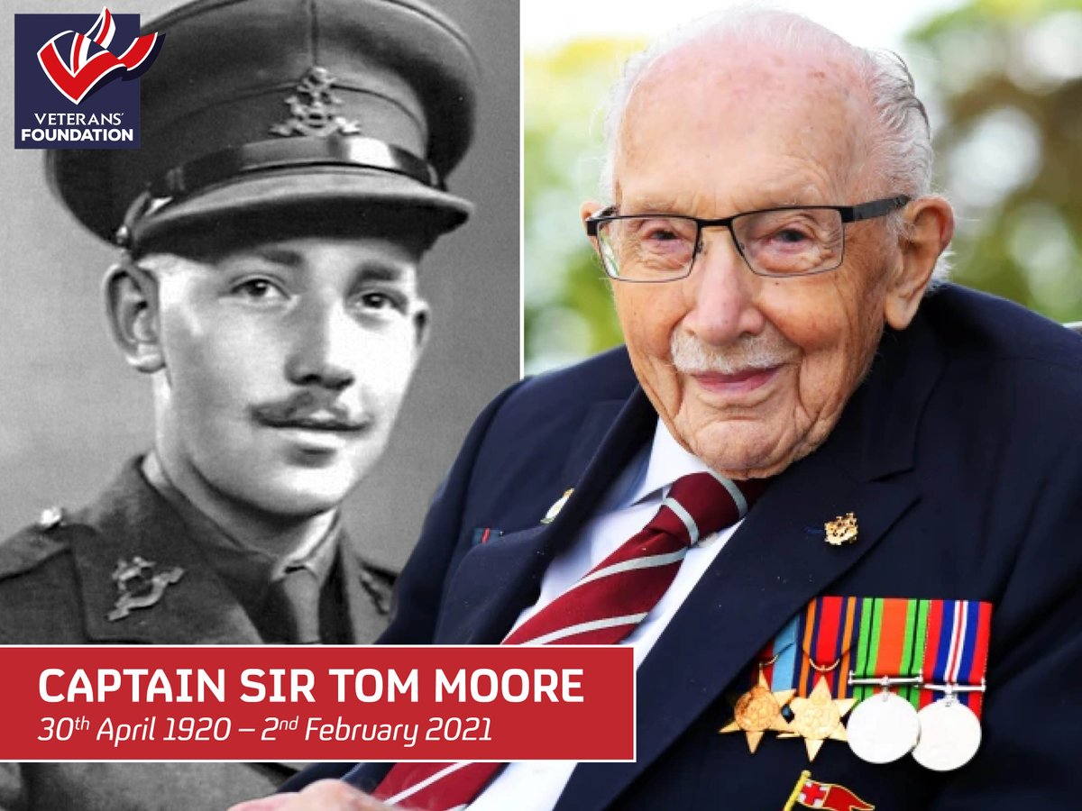 Join us in honouring Captain Sir Tom Moore, on what would have been his 104th birthday. 🕊️❤️