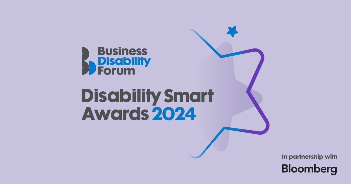 The day has come: the Disability Smart Awards Ceremony 2024, in partnership with @Bloomberg, starts at 4:30 pm BST! 

Free live stream: ow.ly/8TSC50RcbJ0
Meet the finalists: ow.ly/iWx750RcbZU

#DisabilitySmartAwards2024 #DisabilityInclusion #BusinessAwards