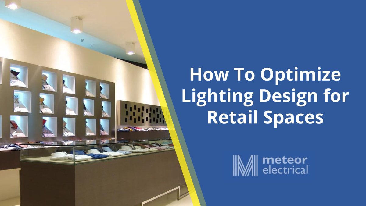 Transform your retail environment with expert lighting techniques! Learn how to create the ultimate shopping experience for your customers in our latest blog. 💫   

Read here: meteorelectrical.com/blog/how-to-op… 

#RetailDesign #LightingTips