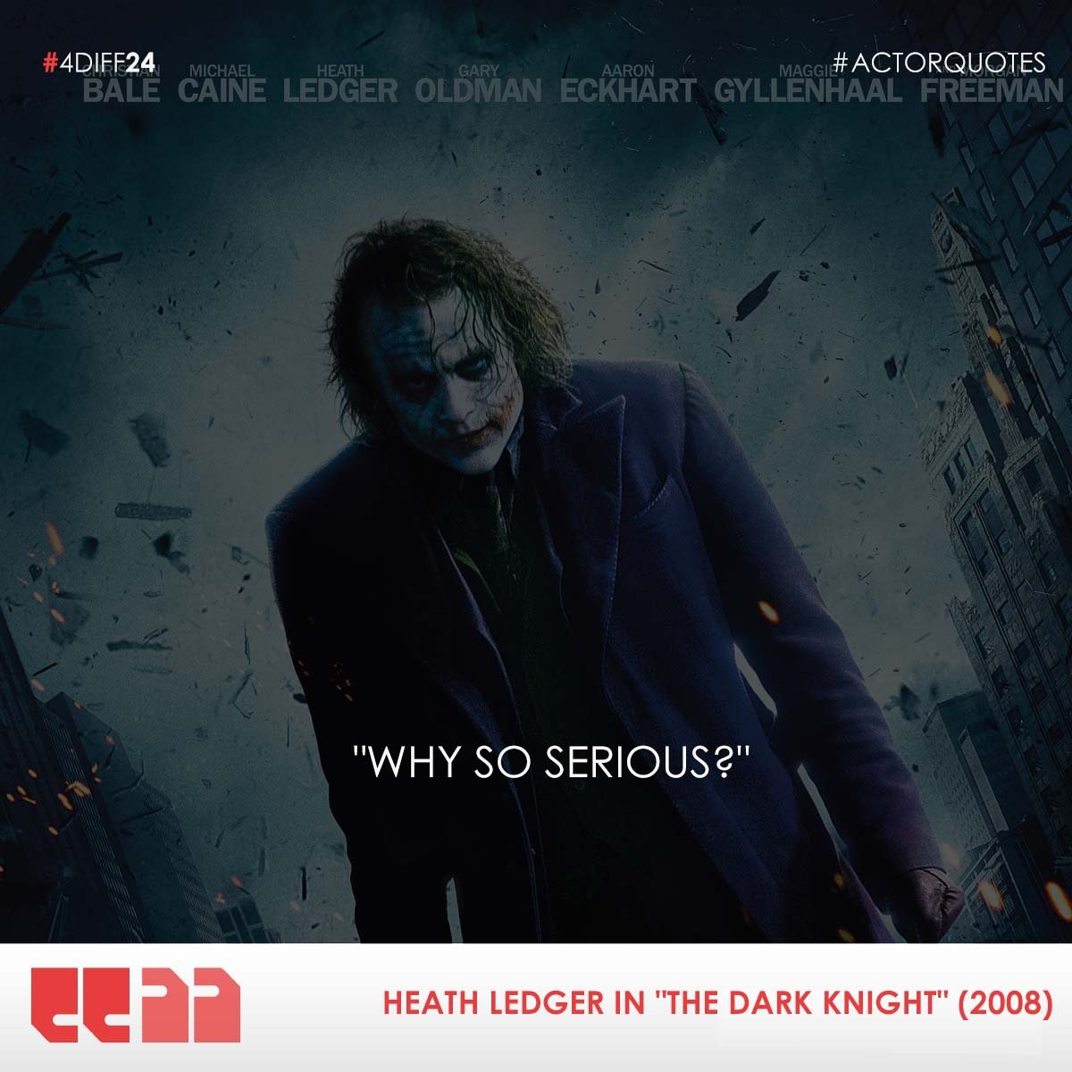 #fdiff #fdiff24 #actorquotes #quotes

'Why so serious?' - Heath Ledger