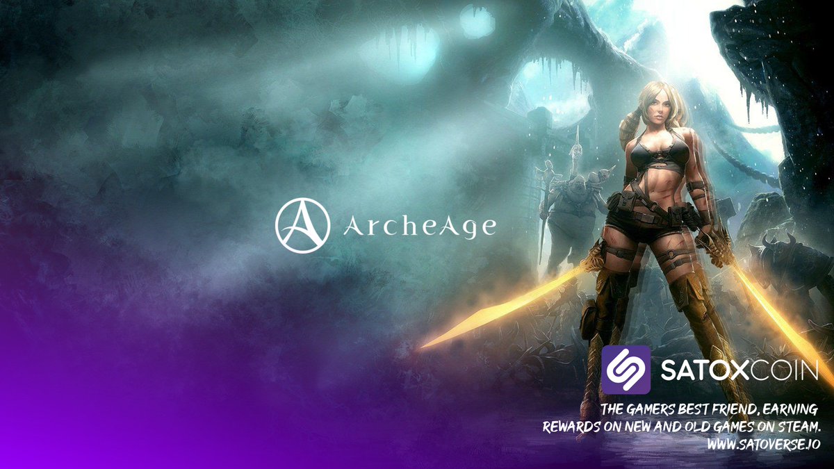 Play #ArcheAge and #EARN #Rewards in $SATOX #SATOXCOIN or buy your Satoxcoin on mexc.com 

Join us!
Play2Earn on #STEAM #SteamDeck 🎮 docs.satoverse.io/docs/p2e-signup 

$satox #satox #satoxcoin #p2e #p2egames #archeage #steam
