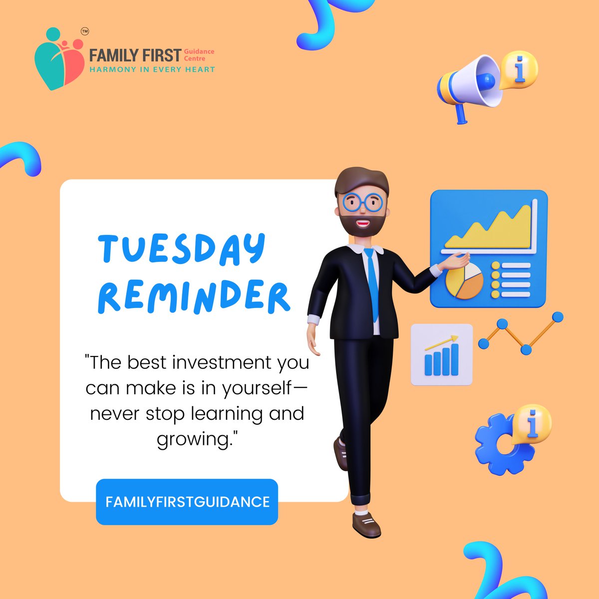 Always room to grow!   This Tuesday, remember the power of investing in yourself.  #LifelongLearning #GrowthMindset

#familyfirstguidancecentre #mumbai #communitycentre
#jamamasjidmumbai #counsellingservices
#counsellingcentre