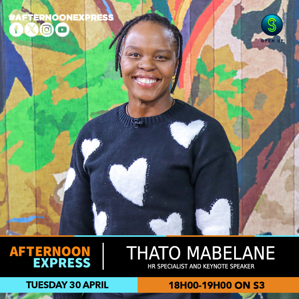 HR Specialist and Keynote Speaker Thato Mabelane 
speaks about work spouses and how to be confident at work 🙌 #AfternoonExpress