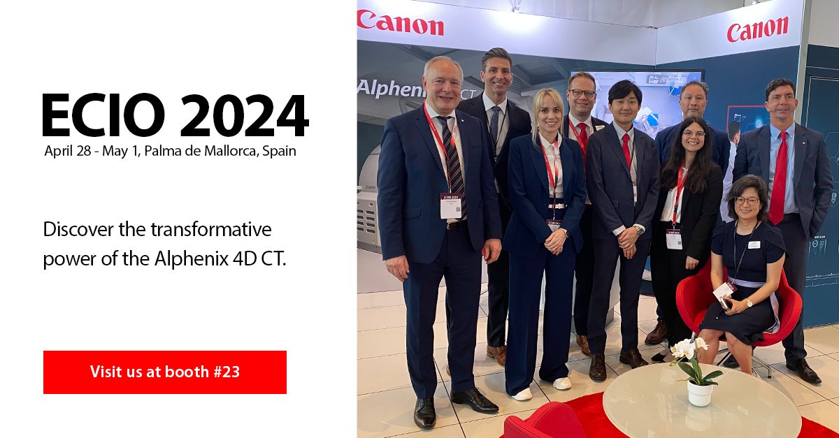 Live from #ECIO2024 congress come and learn from our experts what our Alphenix 4D CT can bring for you and your patients.

Visit bit.ly/49QEWTn for more information about our participation.

#interventionaloncology #interventionalradiology #MadePossible #MadeForLife