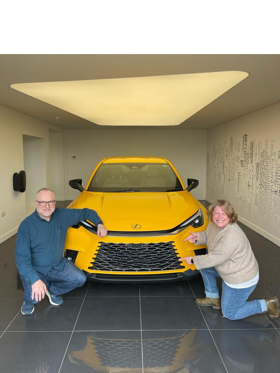 Mr and Mrs Taylor were thrilled to collect their brand new Lexus LBX in Passionate Yellow - what a showstopper! Thank you for choosing Lexus Preston.

#ExperienceAmazing #EverydayExtraordinary #Lexus