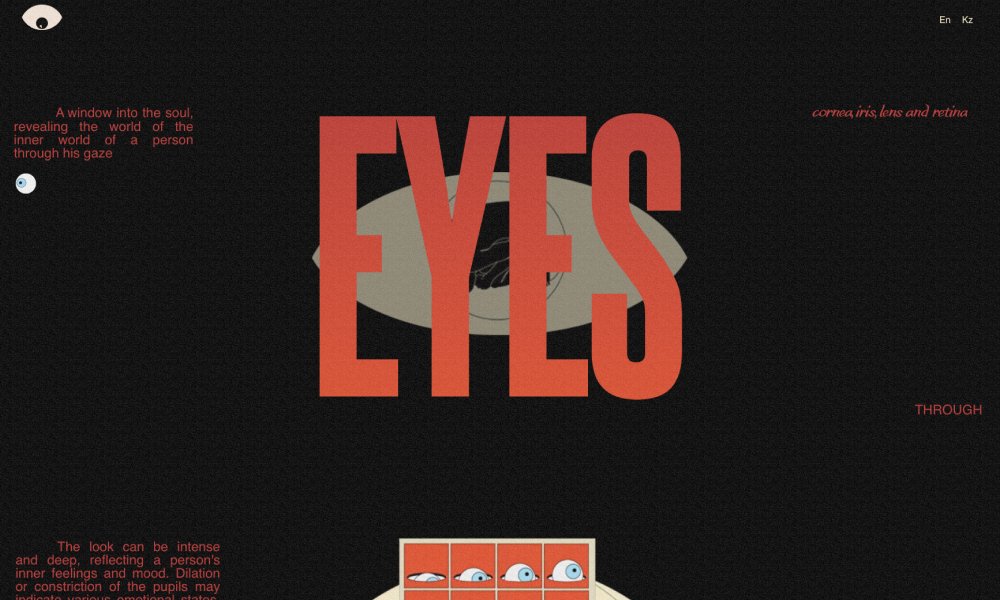 #Site of the Day 30 Apr 2024 Eyes by МОИ designnominees.com/sites/eyes-3