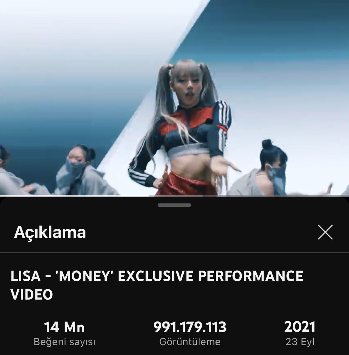 less than 9M views to reach 1B views for MONEY on youtube🚨 please stream harder for our goal and LISA