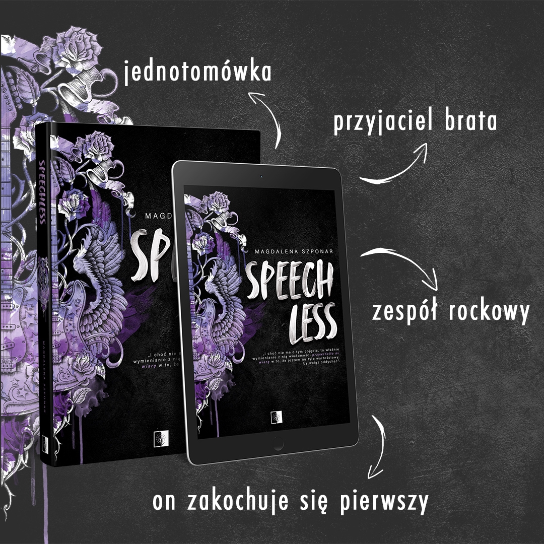 Wiecie, co swoją premierę będzie miało już 15 maja? Najnowsza powieść Magdy Szponar! 🤩 W „Speechless” przeniesiemy się do Kanady, gdzie poznamy największą kłamczuchę, jaką widział świat. Ta dziewczyna okłamała wszystkich, ale to zaledwie początek historii…