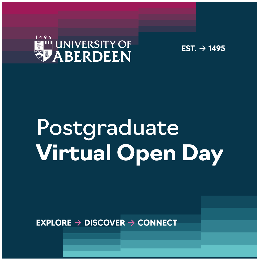 University of Aberdeen postgraduate students know no limits - breaking boundaries in a range of industries and professions. Sign up to learn more and speak with our experts and current students at our Postgraduate Virtual Open Day on Thursday 16 May - abdn.io/E7