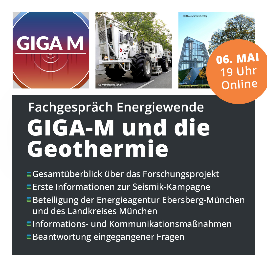 KreisEbersberg's tweet photo. Das Forschungsprojekt GIGA-M erkundet wie sich das geothermische Potenzial im Großraum München nutzen lässt. Was es mit dem Projekt genau auf sich hat, erfahren Sie beim Fachgespräch Energiewende der @EnergieagenturM am 6. Mai. Alle Infos unter: https://t.co/IrgntiWLWN https://t.co/OBl0zRVk1A