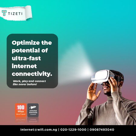 tizeti's tweet photo. Experience the future of connectivity with Tizeti Network's ultra-fast internet service. If you can get the best, don't settle for less. Get connected today and soar to new online heights! 🚀🌐💨
#ConnectingAfrica #UnlimitedInternet #SuperFastInternet https://t.co/ce8DwNOBP3