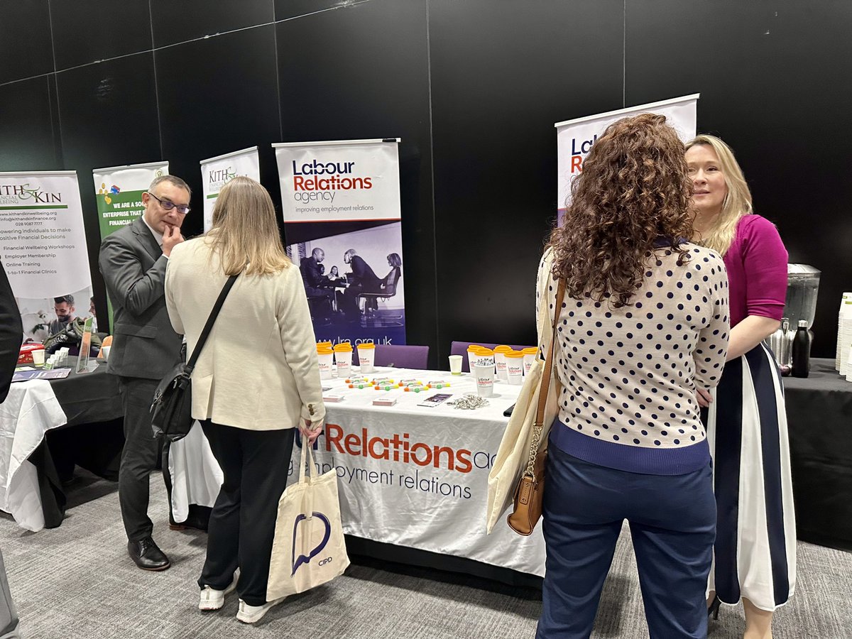Great to have the @LRA_NIreland exhibiting at the #CIPDNIConf today.