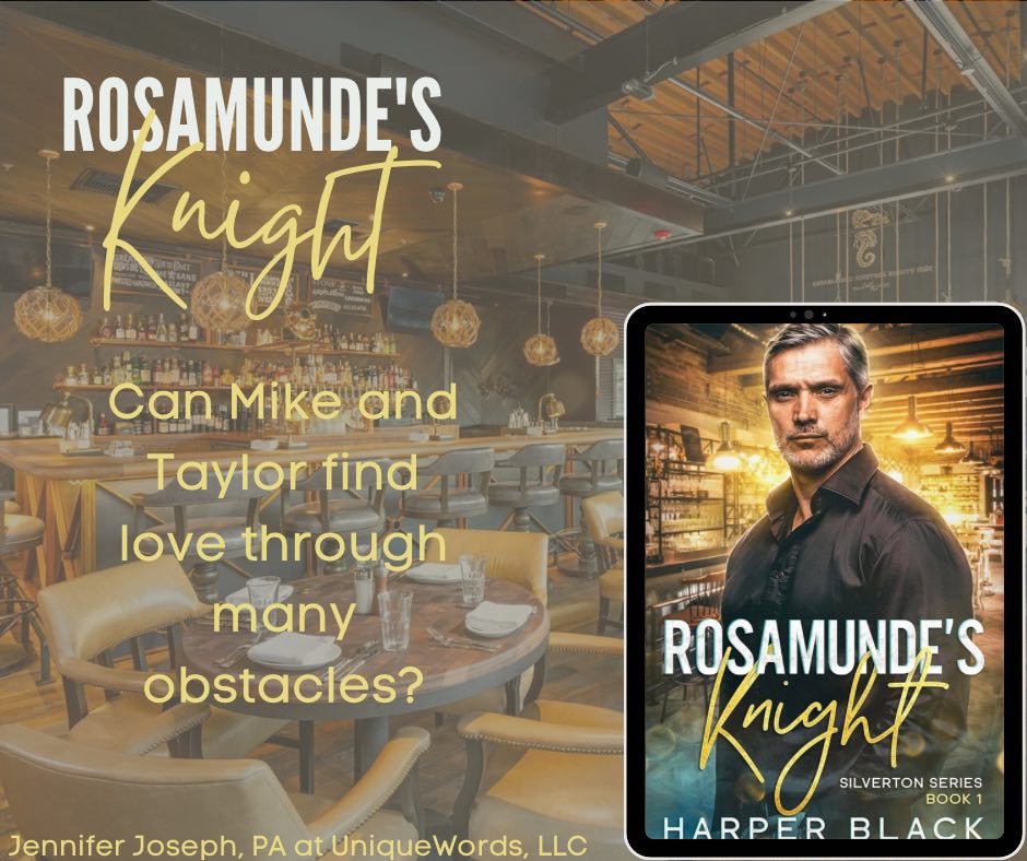 🟡🟡N O W  A V A I L A B L E🟡🟡
Rosamunde's Knight by Harper Black 
amazon.com/dp/B0CVN34PLH
A kind deed could lead to love. Or danger…
#laterinliferomance #Silvertonseries #harperblack #NowAvailable
Harper Black-Author 
Unique Words LLC
@UniquelyYours2