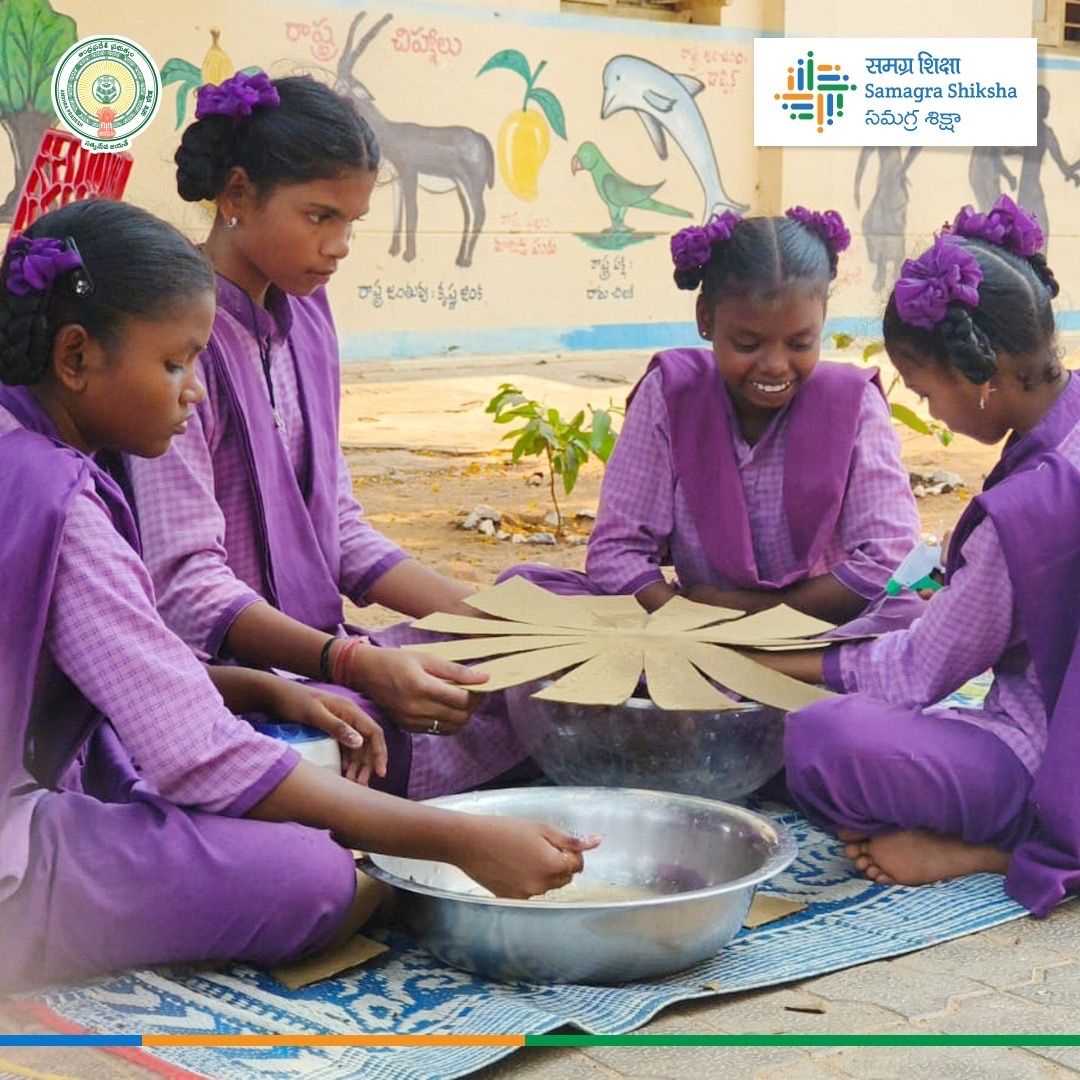 Empowering  girls through astrotourism education! 🚀🌌 The Moon Globe Construction Workshop was an incredible journey of creativity, knowledge, and inspiration.
#SamagraShikshaAP
#AstroTourismNellore 
#SamagraShikshaAndhra
#DOSEAP 
#CSE