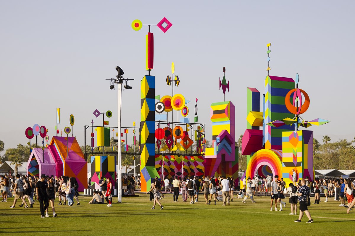 designindaba's tweet photo. Design Indaba alum Morag Myerscough brightens the desert with a colourful installation at Coachella Music Festival.
Find out more here: https://t.co/53ZjEexNcS
Images: Lance Gerber
@MoragMyerscough
#designindaba #design #art #Coachella https://t.co/PrvdM096ye
