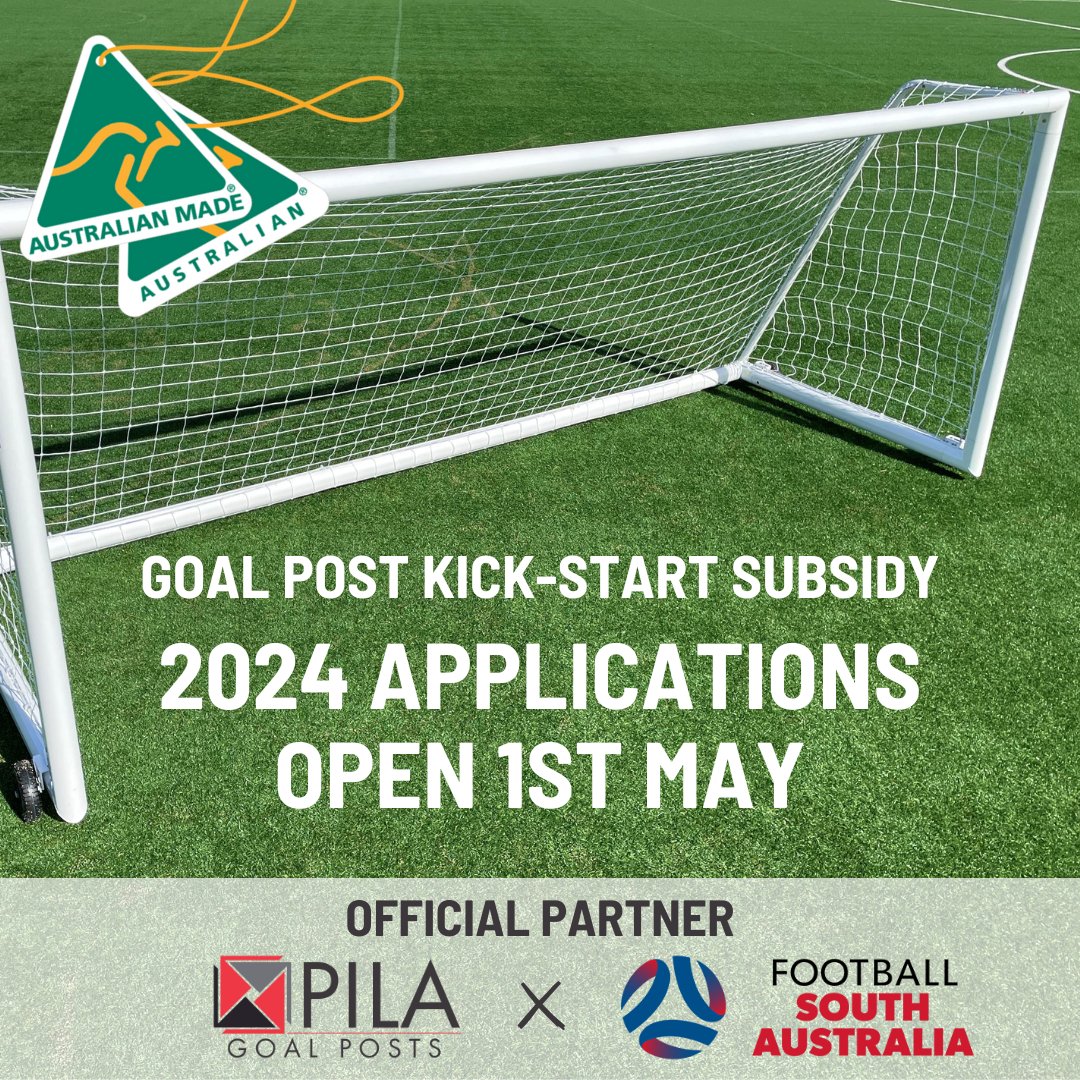 𝕂𝕚𝕔𝕜 𝔾𝕠𝕒𝕝𝕤! The 2024 PILA Goal Post Subsidy Program is now open! Learn More ➡ bit.ly/3wgXajj