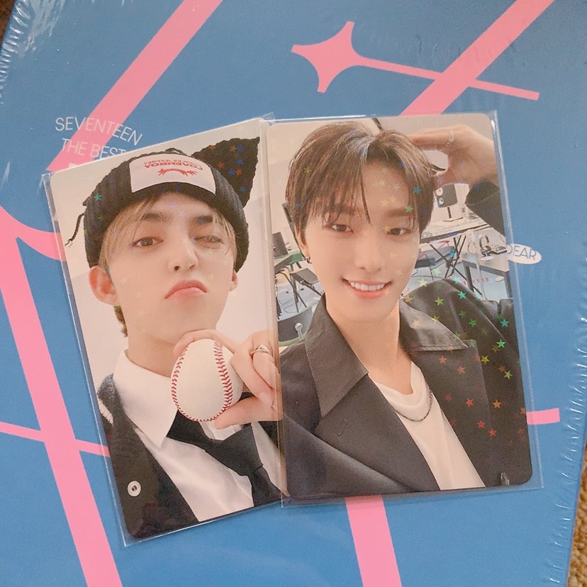 a_ww_717's tweet photo. SEVENTEEN 17 IS RIGHT HERE DEAR セブチ トレカ 交換 Wevese  特典

譲  
特典:エスクプス　ディノ
バインダー:ジョシュア　ジュン

求  
3枚目 ウォヌ💖(同種)

郵送交換📮
FFさんは手渡し◎
未成年の方×

FFさん優先ですが条件に合う方がいましたらお声がけよろしくお願いします🙇‍♀️ https://t.co/YNYgOVn6yN