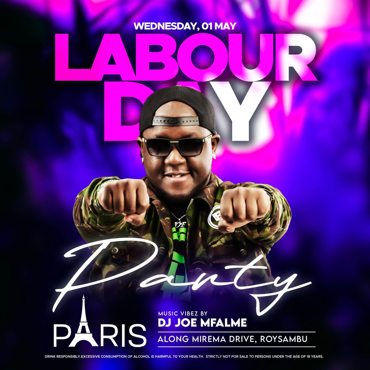 DjJoeMfalme's tweet photo. This Wednesday β’β’β’ Mr. Sherehe @Parisloungeke - Mirema for #LabourDayParty | A #JoeMfalmeLive Connecting people through music Experience β’ https://t.co/iXMf8eeWQ2